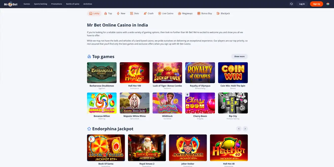 mr bet casino games